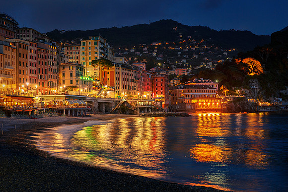 Camogli Italy evening
